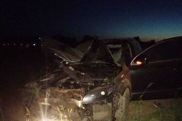 Пьяный украинский депутат устроил смертельное ДТП: фото с места аварии