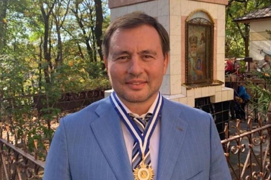 Вадим Кисель удостоен ордена УПЦ святого апостола Андрея Первозванного