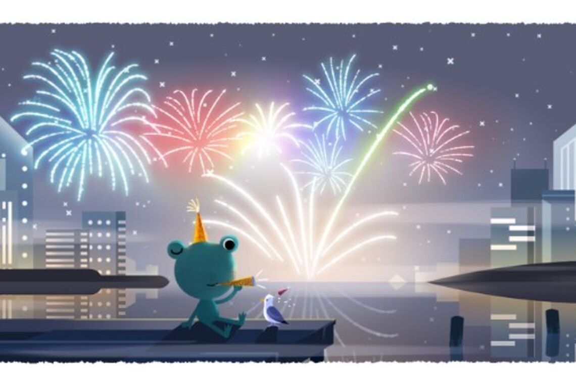 В канун Нового года Google сделал символ на удачу: прочитайте, что он означает