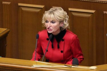 Ирине Луценко как представителю Порошенко дали слово вопреки решению суда