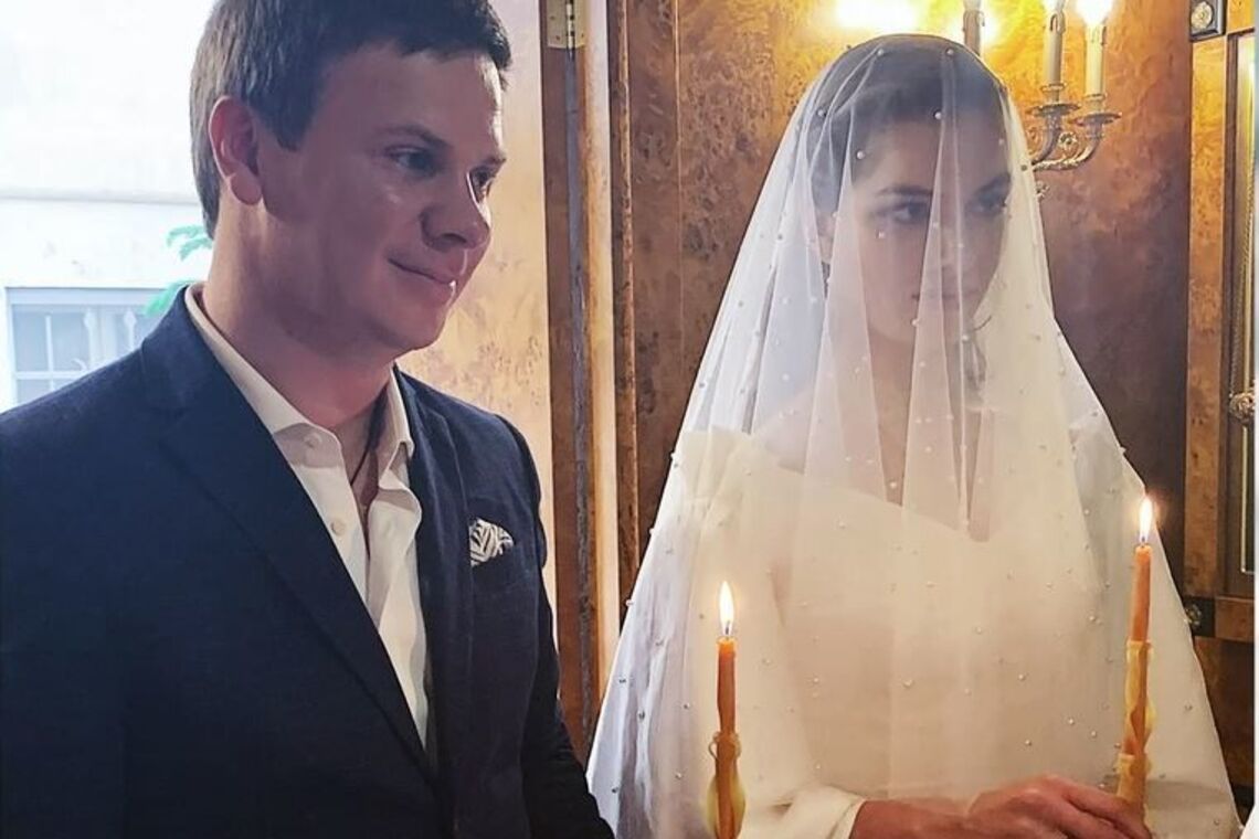 Дмитро Комаров та Олександра Кучеренко одружилися: фото з їхнього весілля підірвали мережу, відео