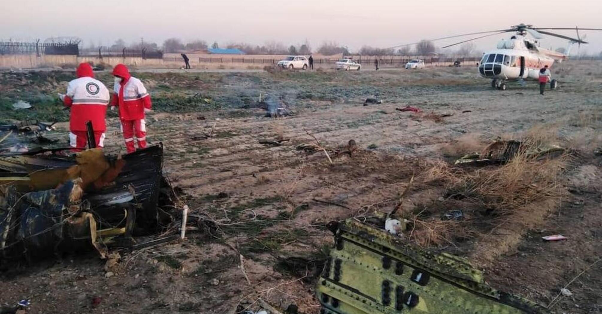 В Ірані розбився літак 'Українських авіаліній' PS 752, з'явилося відео