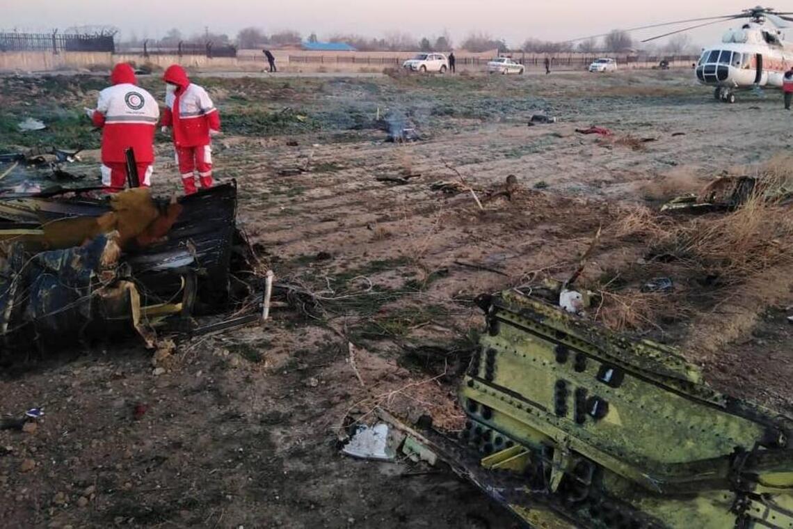 В Иране разбился самолет 'Украинских авиалиний' PS 752, появилось видео