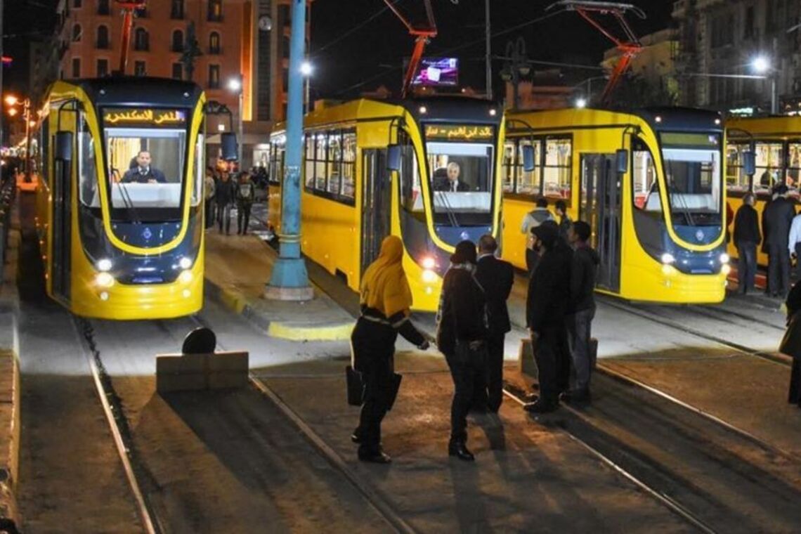 В Египте презентовали партию новых украинских трамваев
