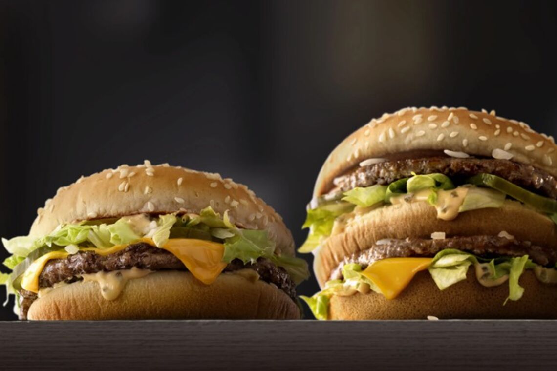 The Big Mac index: гривна 'недооценена' на 62%