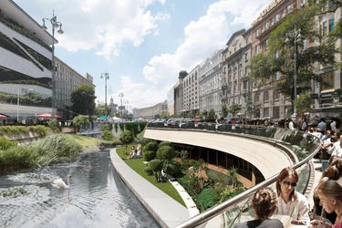 Река на Крещатике