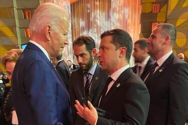 Джо Байден и Владимир Зеленский