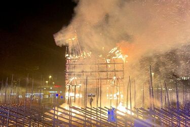 Різдвяна коза у Швеції