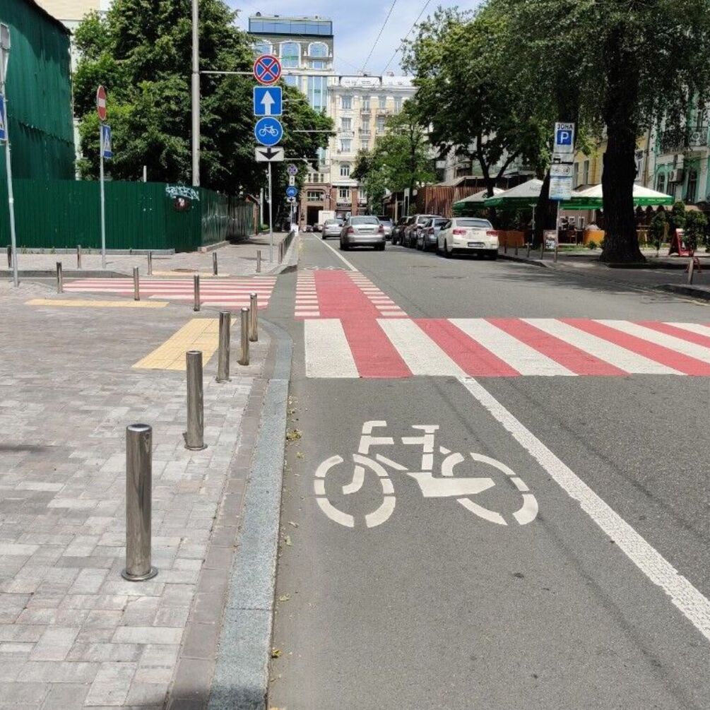 Стало відомо, де побудують велосипедні доріжки у Києві цього року