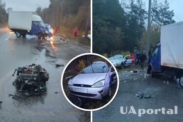 В ДТП с грузовиком в Харьковской области погибла семья с шестилетним ребенком (фото)