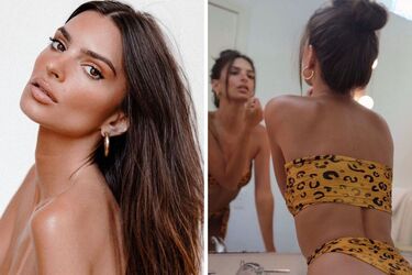 Эмили Ратаковски похвасталась модельной фигурой