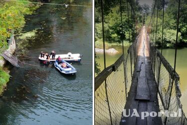 У Сербії обірвався пішохідний міст разом з туристами: є загиблі (фото)