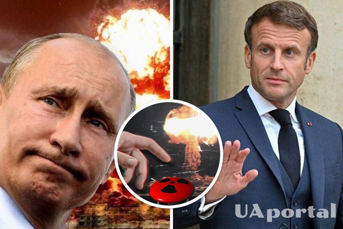 Макрон исключил ядерный ответ Франции в случае ядерного удара россии