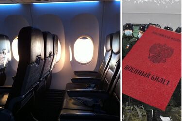 На россии вручили повестку пилоту прямо на борту самолета: рейс задержали на 9 часов (видео)