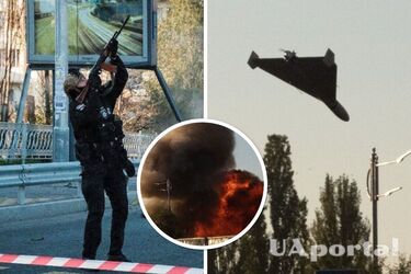 В Киеве патрульные и спецназовцы сбили дрон-камикадзе из автоматов и пистолетов, но украинцев призывали этого не делать (видео)