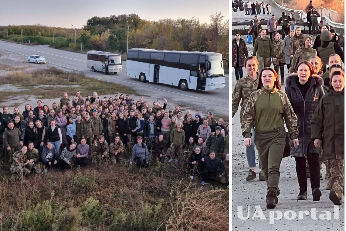 Украина вернула из российского плена 108 женщин (фото и видео)