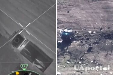 Вночі розвідка ЗСУ знищила ворожий Камаз із БК прямим влучанням міною з дрону