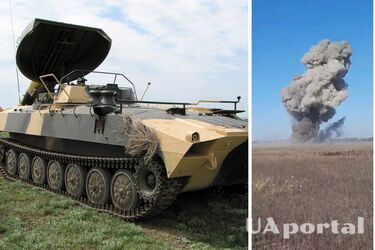 Разминирование дороги с помощью УР-77