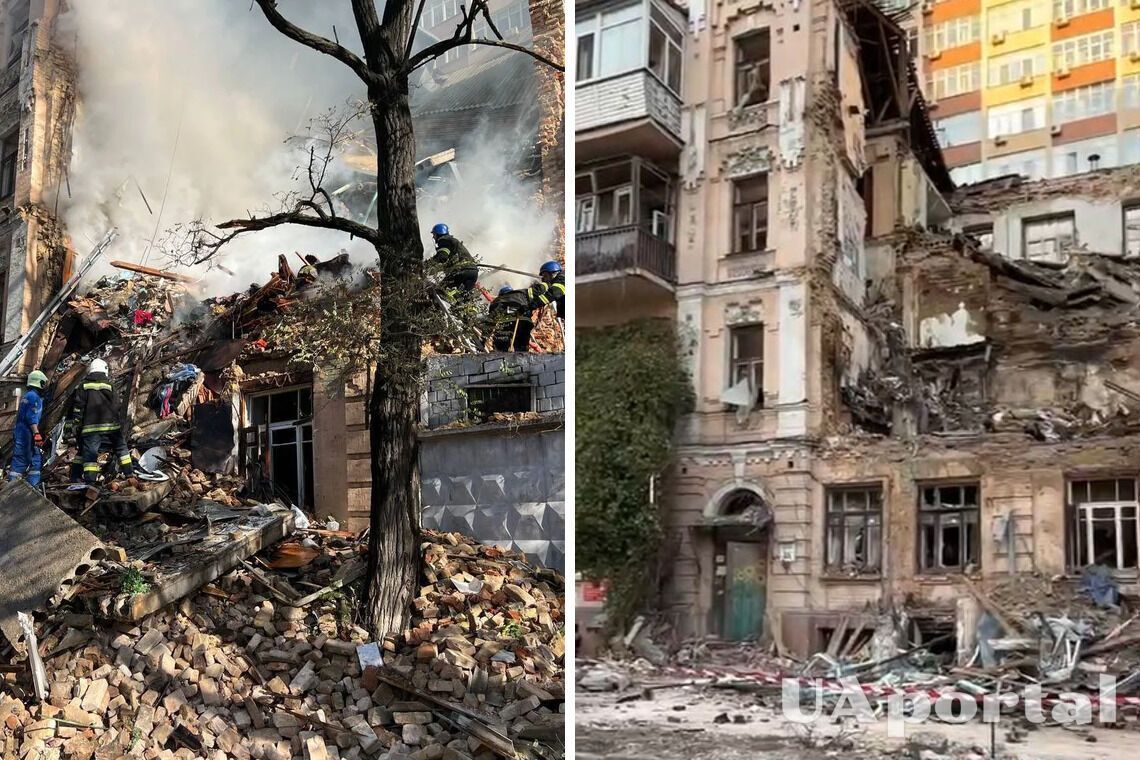 В Киеве возобновили движение на Жилянской, после попадания 'Шахеда': как выглядит разрушенный дом