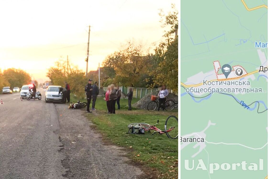 На Буковине мотоциклист сбил велосипедистку: мужчина погиб, а женщина травмирована (фото)