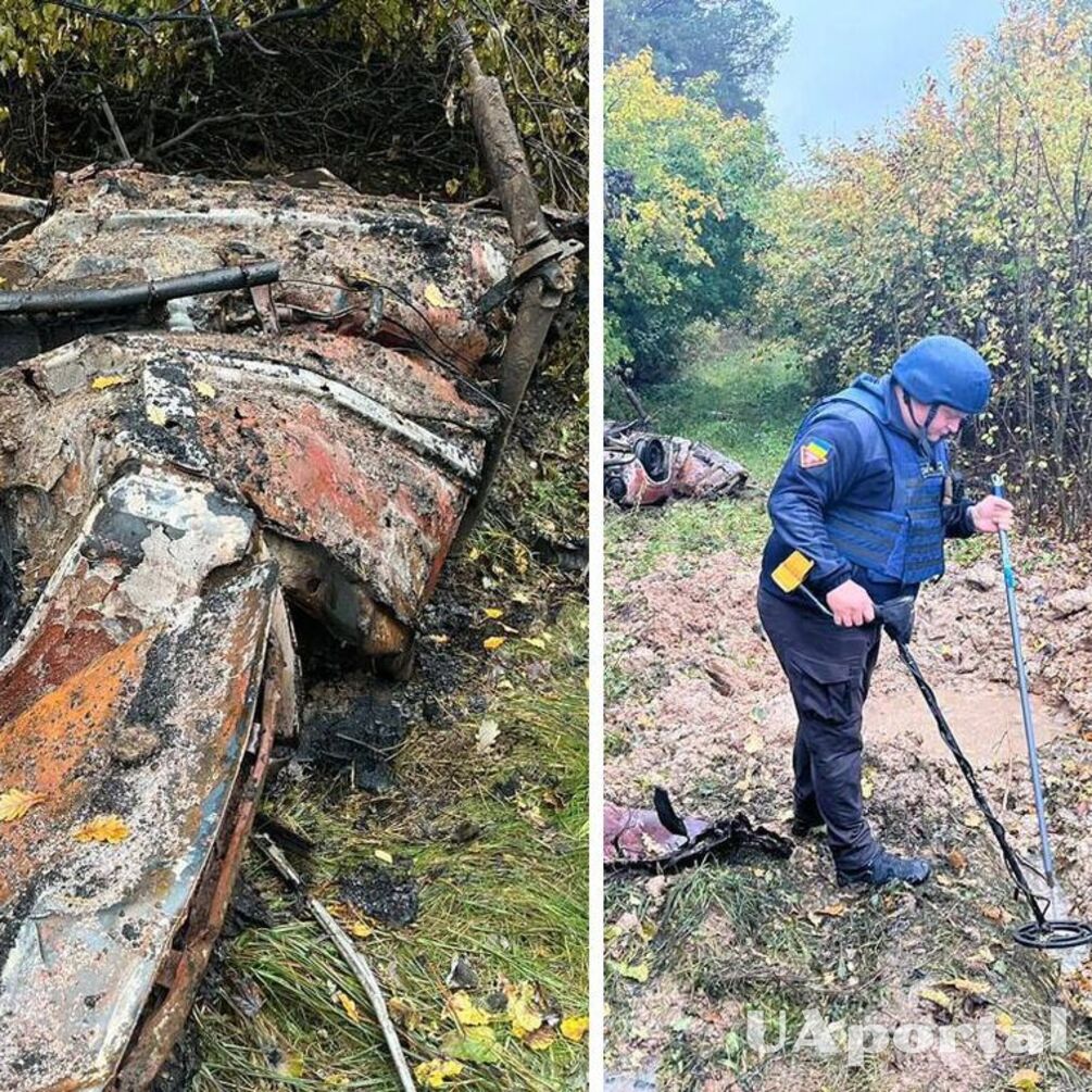 На Черниговщине нашли автомобиль и тела 4-х грибников, взорвавшихся на мини (фото)