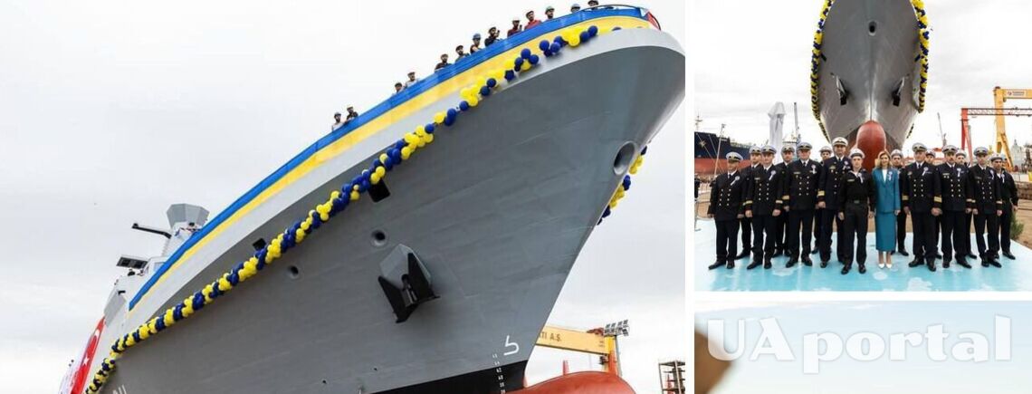 У Туреччині на воду спустили перший корвет ВМС України 'Гетьман Іван Мазепа' класу 'Ada' (фото)