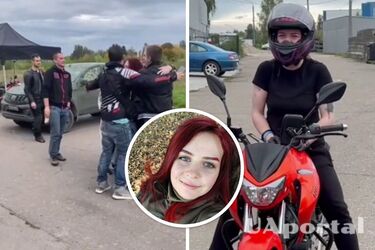 'Пташка' Екатерина Полищук сбежала из больницы, чтобы встретиться со своей мотокомандой (видео)