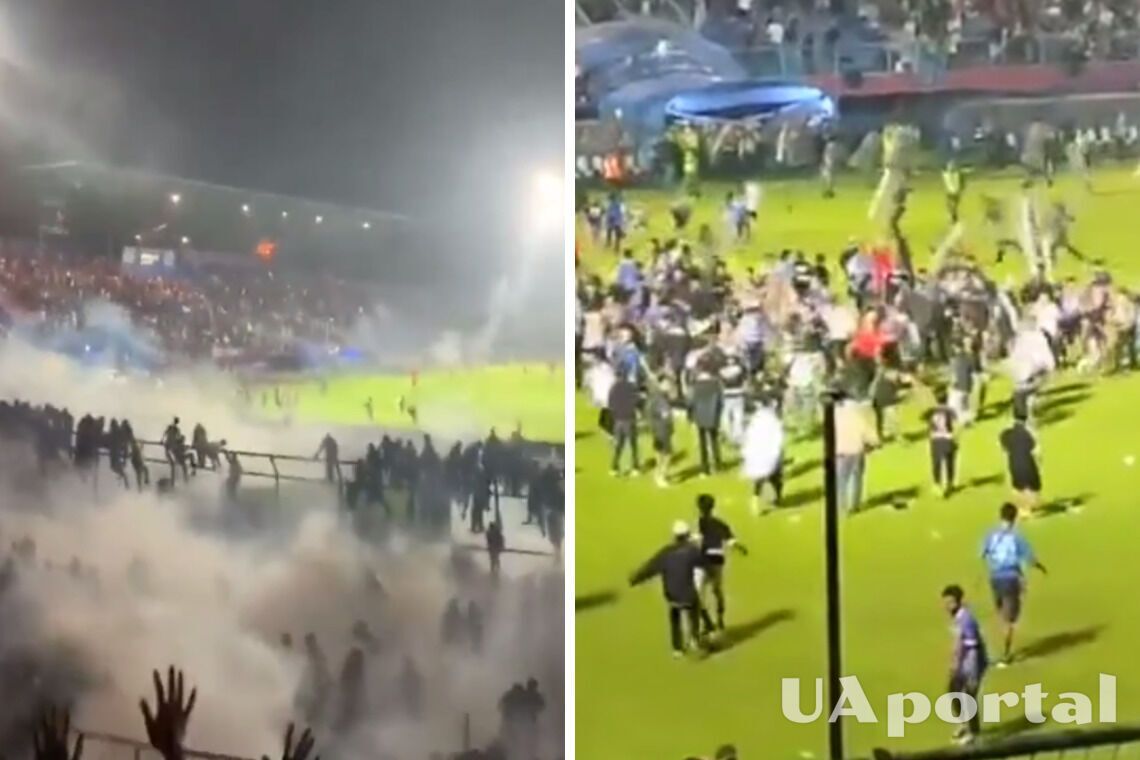 У бійні футбольних фанатів в Індонезії загинуло понад 170 людей (відео)