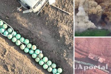 Підрив закопаних окупантами морських мін на Херсонщині