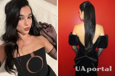 Dua Lipa з'явилась на публіці у бархатній сукні-корсеті