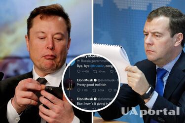 Илон Маск потроил Медведева, который радовался отставке Лиз Трасс (фото)