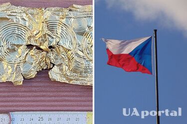 В Чехии фермер случайно обнаружил золотой пояс бронзового века (фото)