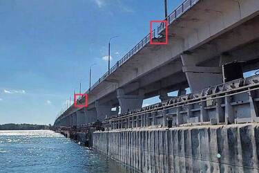 Антонівський міст зазнав обстрілів вночі на 21 жовтня