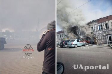 'Машины горят, ничего не видно': В Щебекино Белгородская область произошел взрыв (видео)