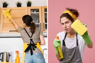 Як відмити шафи на кухні від жиру та бруду