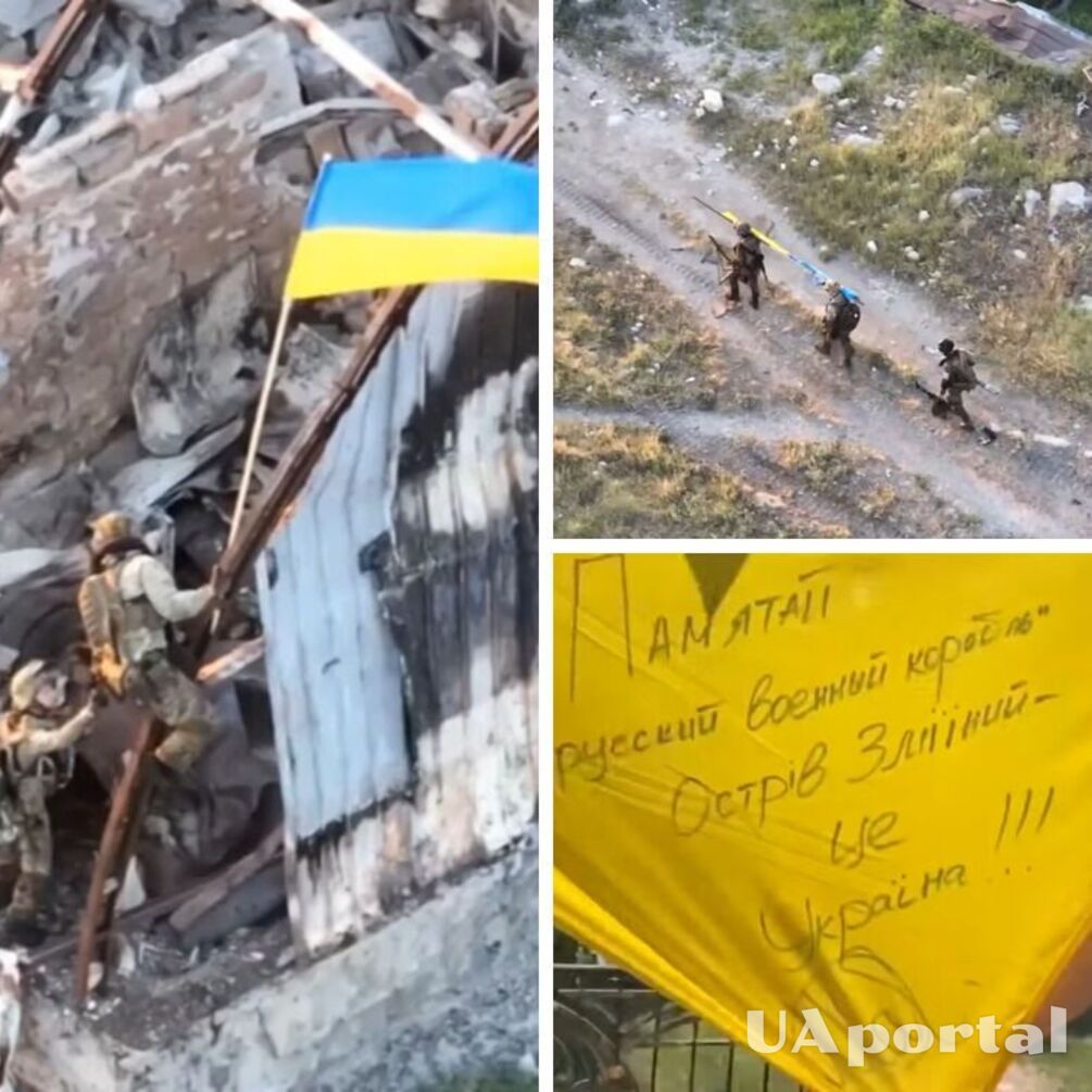 Погиб украинский военный, устанавливавший флаг на Змеином