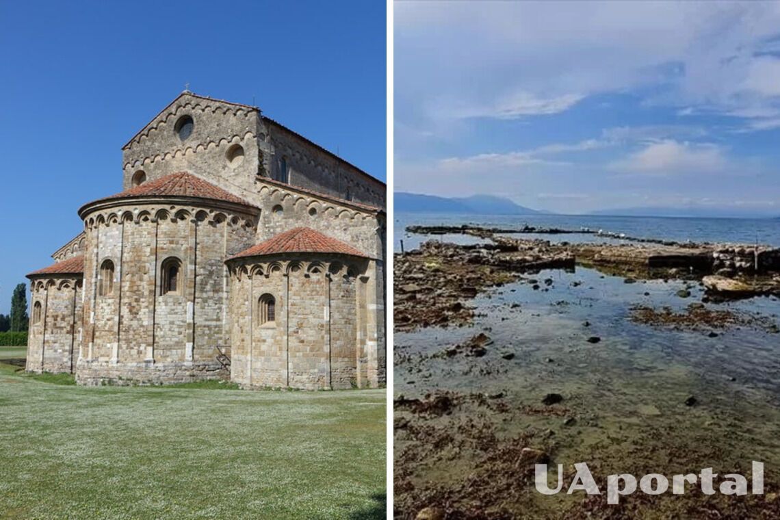 В Турции из воды поднялась древняя базилика (фото)