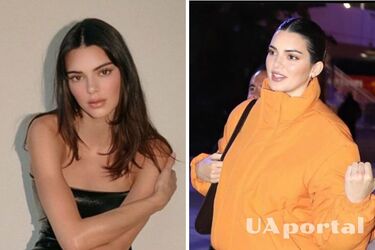 Кендалл Дженнер показала, як поєднала об'ємний пуховик зі шкіряними штанами - фото