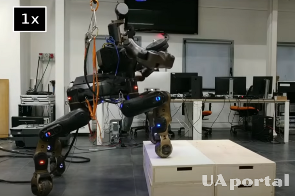 Вчені розробили робота-кентавра, який може підіймати вагу, більшу за власну (відео)