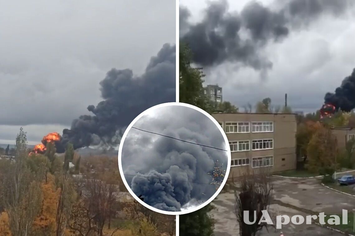 Війна в Українці - російські цистерни з пальним горять у Шахтарську