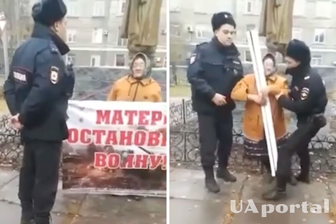 Новости россии - в Омске арестовали пенсионерку, вышедшую на пикет против войны