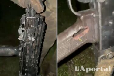 Две пули попали в автомат и спасли жизнь украинскому военному