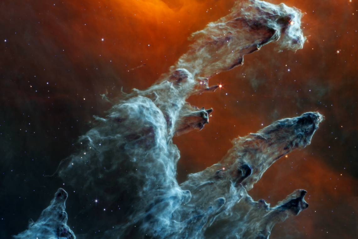 Стовпи творіння – нові фото телескопа Джеймса Вебба