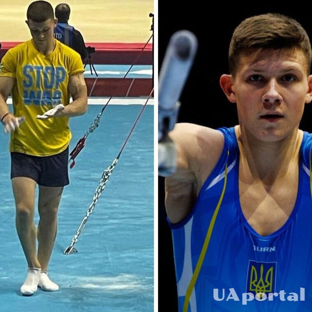 Українського гімнаста попросили не тренуватися у футболці з написом 'Зупиніть війну' на ЧС-2022