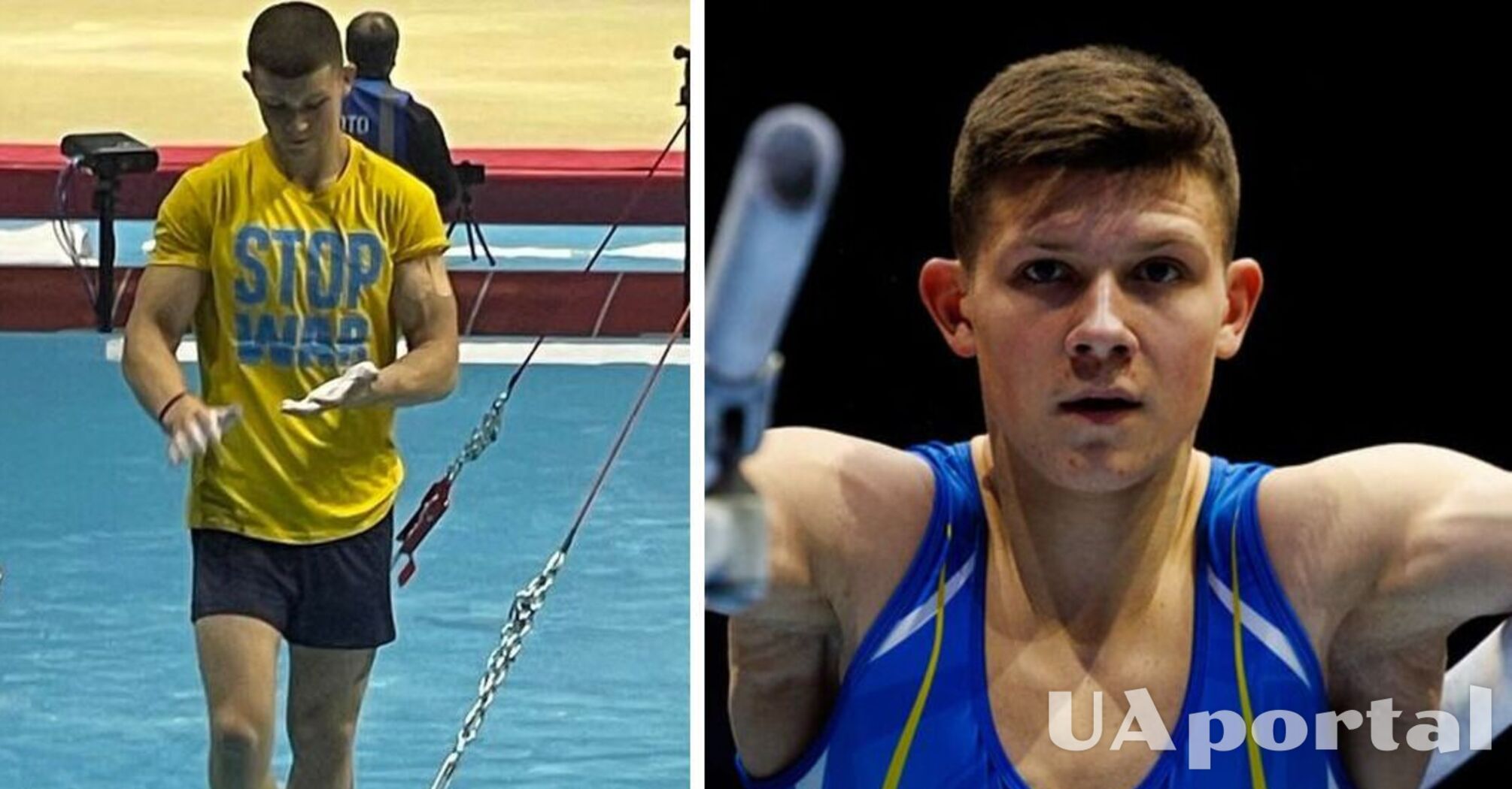 Украинского гимнаста попросили не тренироваться в футболке с надписью 'Остановите войну' на ЧМ-2022