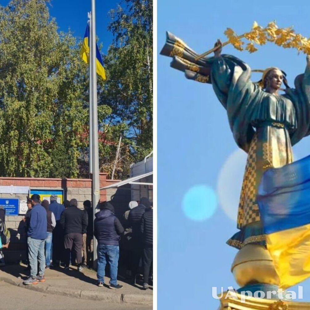 Сбежавшие от мобилизации в Казахстан сотни крымчан 'атаковали' посольство за украинскими загранпаспортам