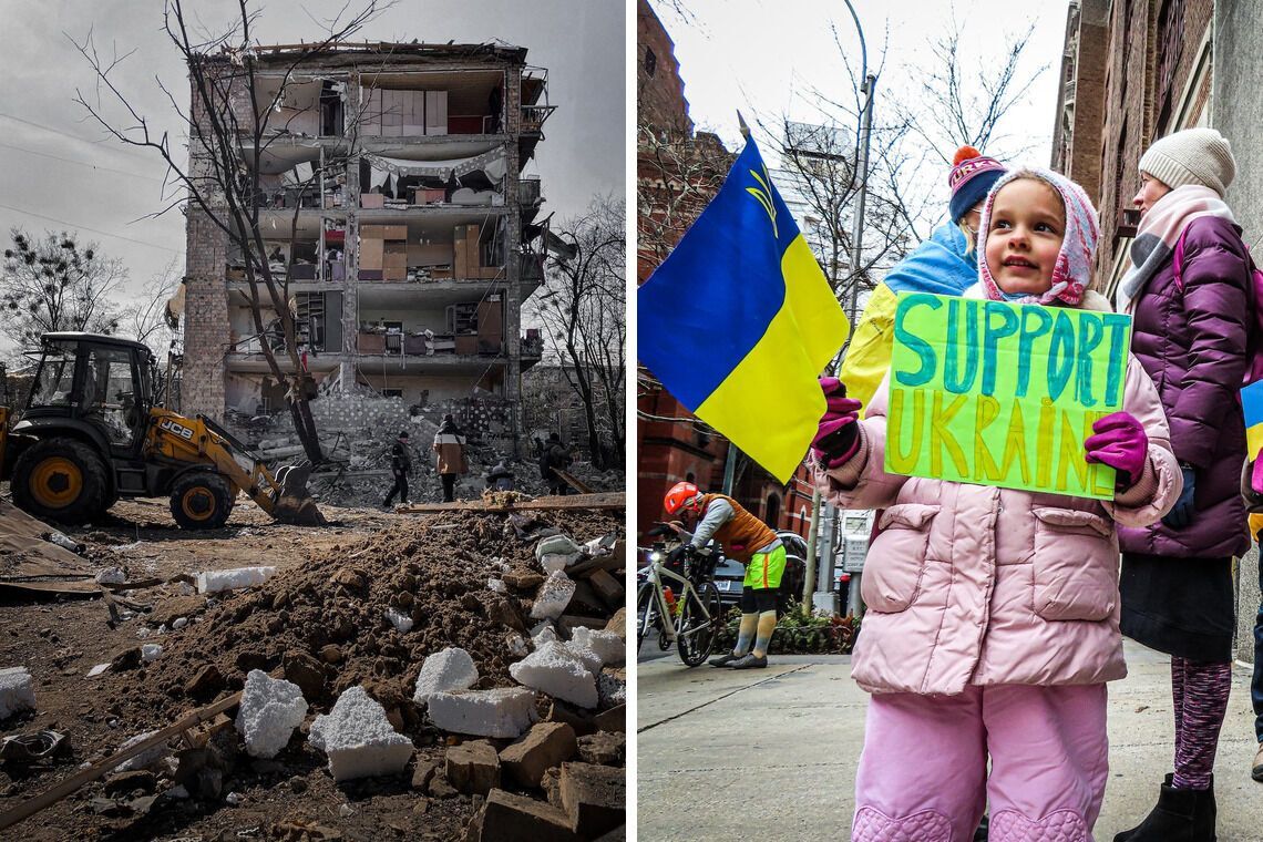Украинцы продолжают покидать свои дома 