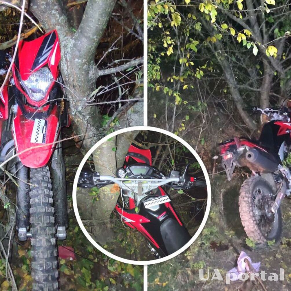 Смертельное ДТП в Ривненской области: мотоциклист взлетел в кювет и врезался в дерево (фото)