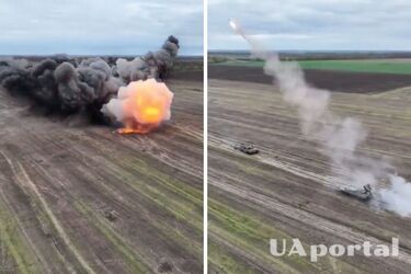 Разминирование в Украине – в сети показали видео, как ВСУ разминируют поле с помощью УР-77 Метеорит и танка с минным тралом