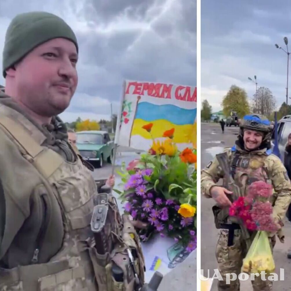 С цветами, флагами и под гимн Украины: как в освобожденной Богуславке в Харьковской области встречали ВСУ (видео)